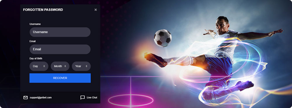 Pribet Casino Login Issues